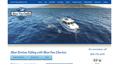 Desktop Screenshot of mauifuncharters.com
